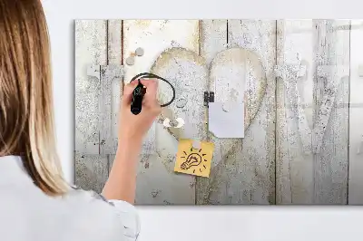Quadro magnético para escrita modelo Texto Amor