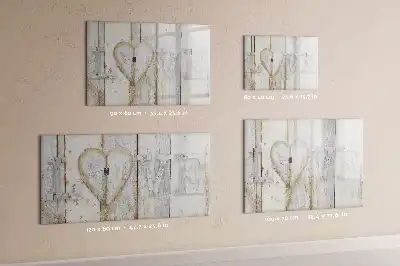 Quadro magnético para escrita modelo Texto Amor