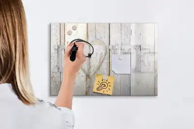 Quadro magnético para escrita modelo Texto Amor