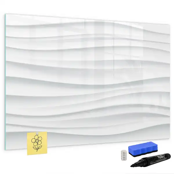 Quadro magnético para desenhar estampa de estrutura de ondas
