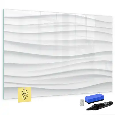 Quadro magnético para desenhar estampa de estrutura de ondas