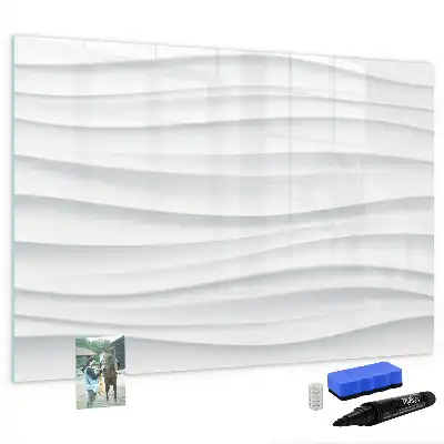 Quadro magnético para desenhar estampa de estrutura de ondas
