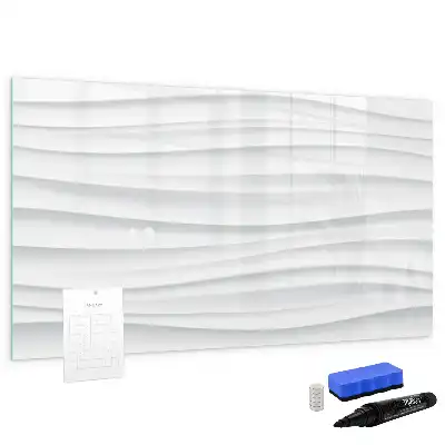 Quadro magnético para desenhar estampa de estrutura de ondas