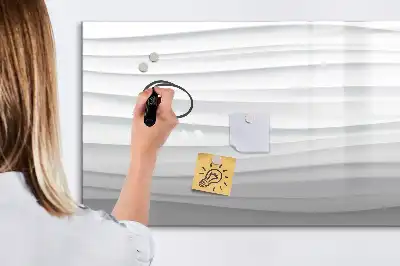 Quadro magnético para desenhar estampa de estrutura de ondas