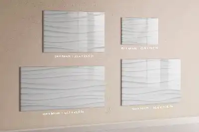 Quadro magnético para desenhar estampa de estrutura de ondas