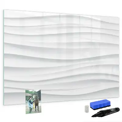 Quadro magnético para desenhar estampa de estrutura de ondas
