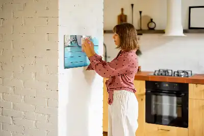 Quadro magnético para desenhar acessórios de férias