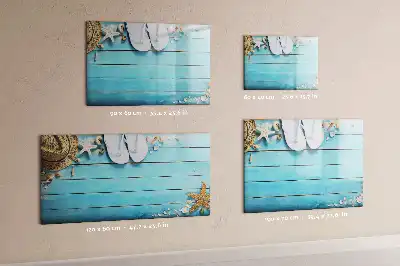 Quadro magnético para desenhar acessórios de férias