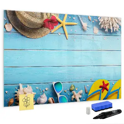 Quadro magnético para desenhar acessório infantil de praia