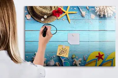 Quadro magnético para desenhar acessório infantil de praia