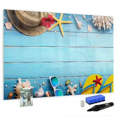 Quadro magnético para desenhar acessório infantil de praia