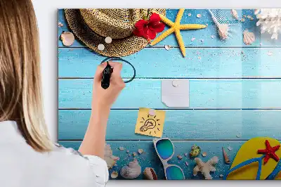 Quadro magnético para desenhar acessório infantil de praia