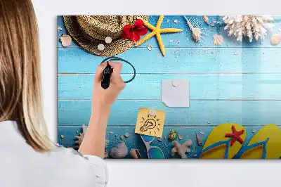 Quadro magnético para desenhar acessório infantil de praia