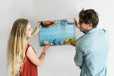 Quadro magnético para desenhar acessório infantil de praia