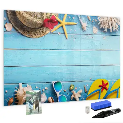 Quadro magnético para desenhar acessório infantil de praia