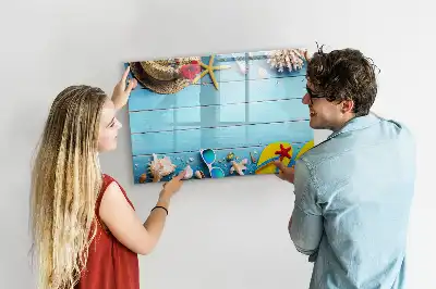 Quadro magnético para desenhar acessório infantil de praia