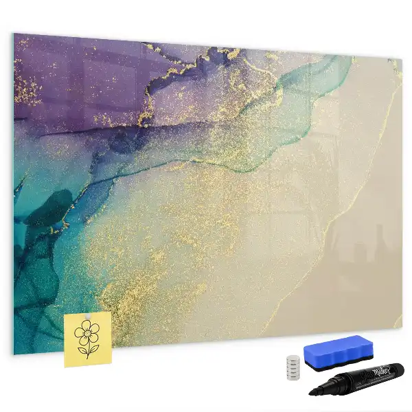 Quadro magnético para desenho modelo abstração elegante