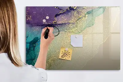 Quadro magnético para desenho modelo abstração elegante