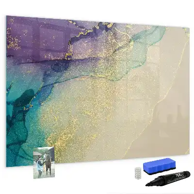 Quadro magnético para desenho modelo abstração elegante