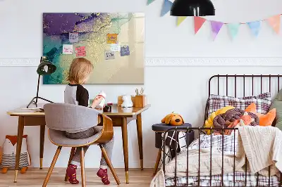 Quadro magnético para desenho modelo abstração elegante