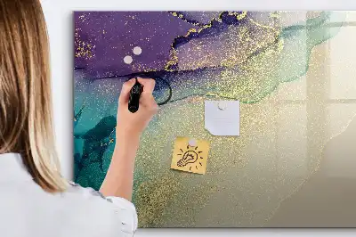 Quadro magnético para desenho modelo abstração elegante