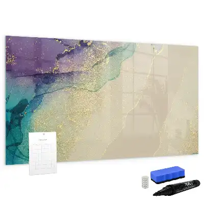 Quadro magnético para desenho modelo abstração elegante