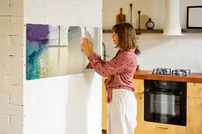 Quadro magnético para desenho modelo abstração elegante