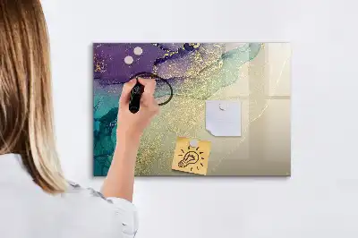 Quadro magnético para desenho modelo abstração elegante