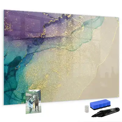 Quadro magnético para desenho modelo abstração elegante