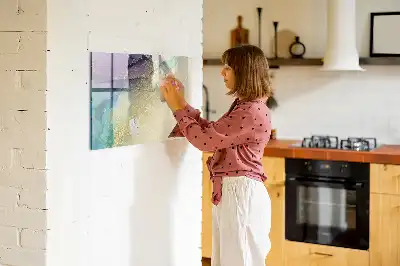 Quadro magnético para desenho modelo abstração elegante