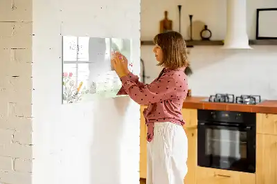 Quadro magnético para desenho tema espaço para receitas