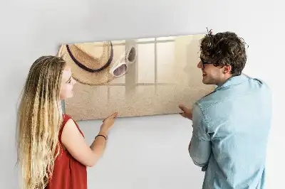Quadro magnético para escrita acessório para verão