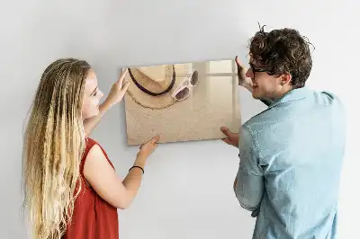 Quadro magnético para escrita acessório para verão