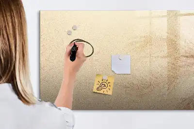 Quadro magnético para desenhar estampa de folhas abstratas
