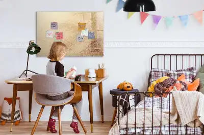 Quadro magnético para desenhar estampa de folhas abstratas