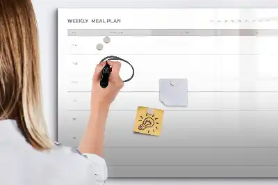 Quadro magnético para desenhar modelo simples