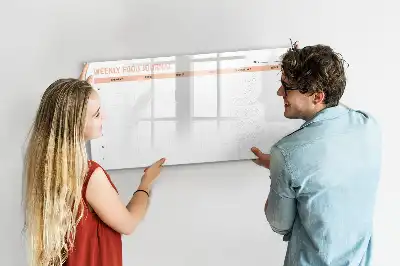 Planificador semanal de refeições quadro magnético para escrever