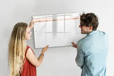 Planificador semanal de refeições quadro magnético para escrever