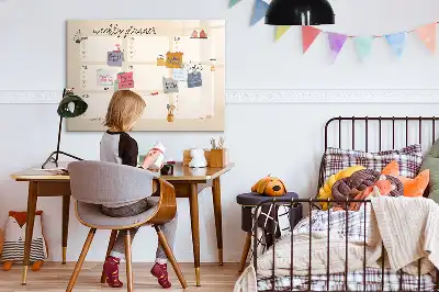 Planner semanal quadro magnético para escrever
