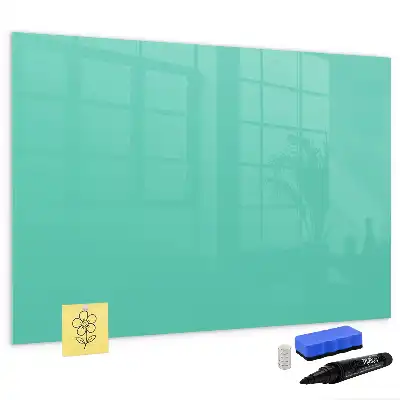 Quadro magnético para escrever na cor turquesa