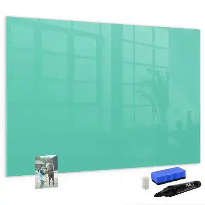 Quadro magnético para escrever na cor turquesa