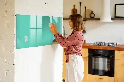 Quadro magnético para escrever na cor turquesa