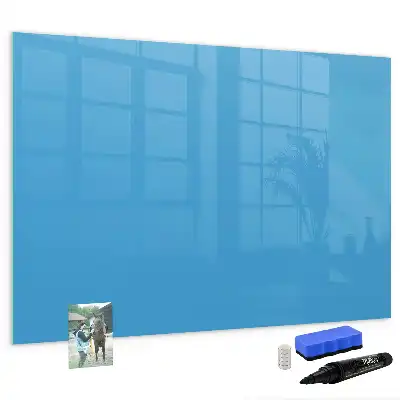Quadro magnético para desenhar na cor azul-claro