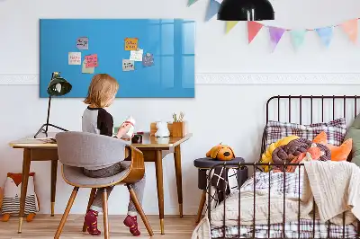 Quadro magnético para desenhar na cor azul-claro