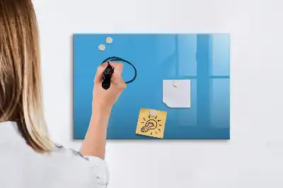 Quadro magnético para desenhar na cor azul-claro