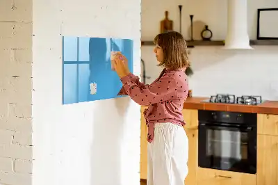 Quadro magnético para desenhar na cor azul-claro
