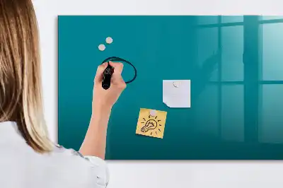 Quadro magnético para escrever azul-escuro