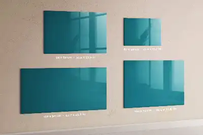 Quadro magnético para escrever azul-escuro