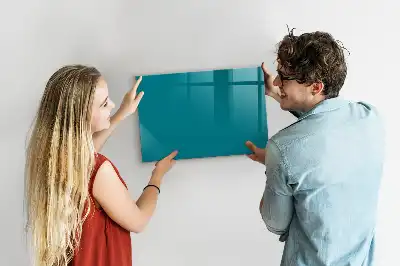 Quadro magnético para escrever azul-escuro