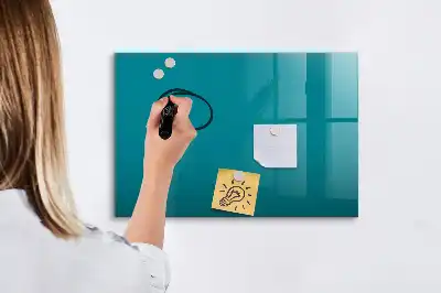 Quadro magnético para escrever azul-escuro